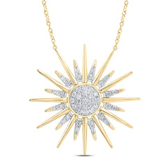 1/4CTW-DIA CN FASHION TWINKLE NECKLACE (18 INCH)