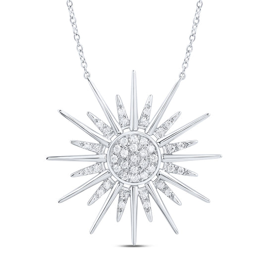 1/4CTW-NAT DIA CN FASHION TWINKLE NECKLACE (18 INCH)