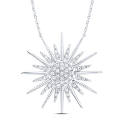 1/4CTW-NAT DIA CN FASHION TWINKLE NECKLACE (18 INCH)