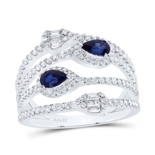 5/8CTW-DIA ANA M 1/2CTW-PS-BS NAT GEM RING
