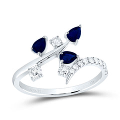 1/4CTW-DIA ANA M 5/8CTW PS-BS NAT GEM FASHION RING